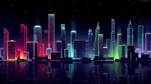 ? NEON SKYLINE - видео обои для ПК