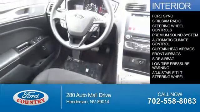 2017 Ford Fusion Hybrid 55848 - Henderson NV смотреть онлайн