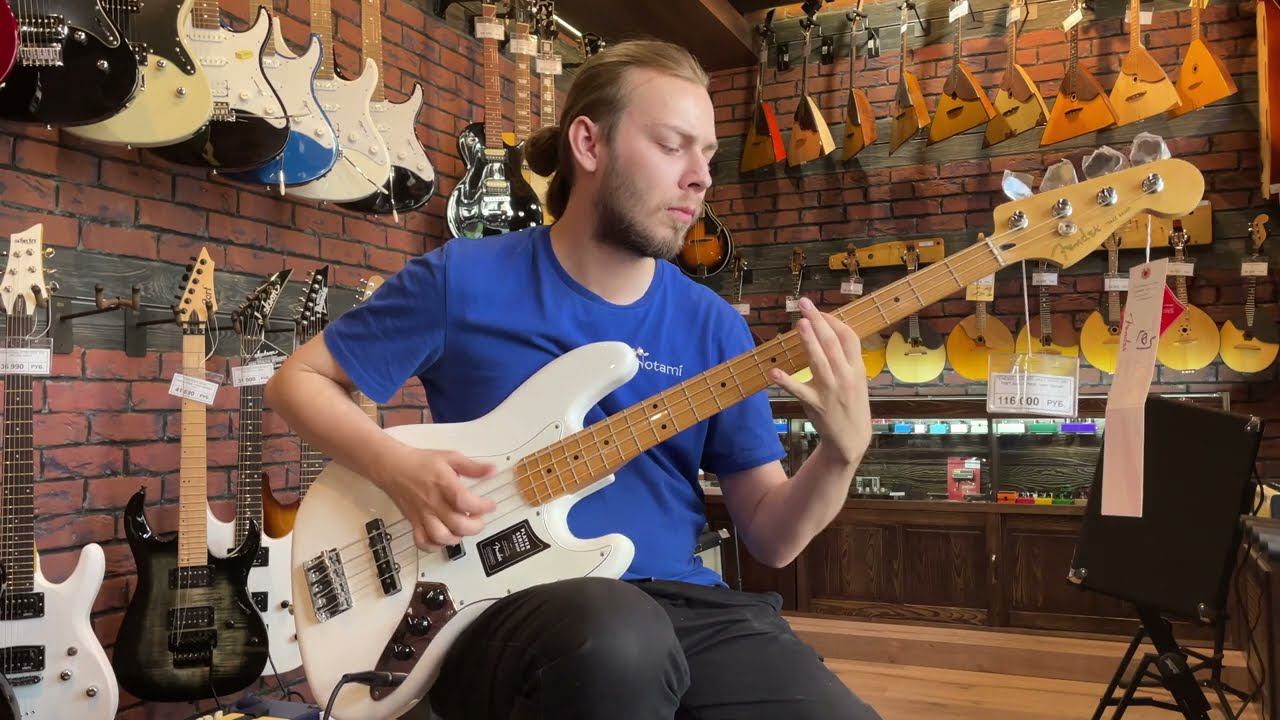 FENDER PLAYER JAZZ BASS MN PWT