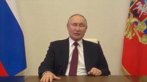 Видеообращение Владимира Путина.