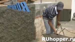 штукатурный хоппер . Штукатурка фасадов