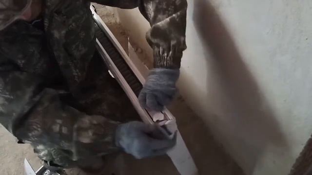 Установка конвектора натенного "buderus"
