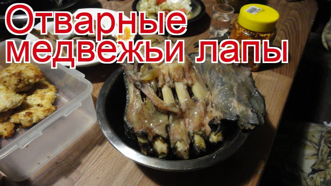 Рецепты из медвежатины - как приготовить медведя пошаговый рецепт - Отварные медвежьи лапы