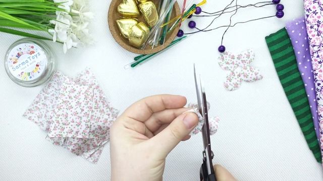 Из ТКАНИ и КАРТОНА Супер ПОДАРОК Своими Руками ✿