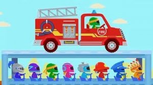 Автомастерская Собираем машины помощники - Мультики про машинки для малышей.mp4