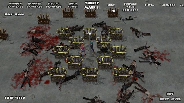 Yet Another Zombie Defense: хардкорная выживалка! смотреть онлайн