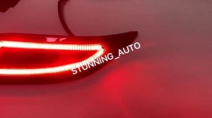 Фонари в бампер Toyota Camry 55 красные