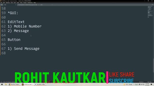 Send SMS with SMSManager in Android Studio | How to Send Text Message in Android Studio? | Send SMS смотреть онлайн