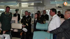 Российский пограничный корабль «Спрут» посетил порт города Киркенес