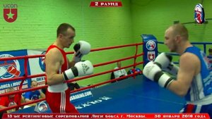 13-ые рейтинговые бои Лига бокса г. Москвы – 30.01.16 г. до 75 кг.