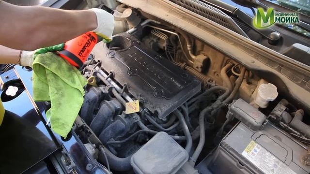 Мойка двигателя. Сухая мойка двигателя. Как мыть двигатель. смотреть онлайн