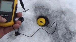Эхолот Fish Finder на зимней рыбалке