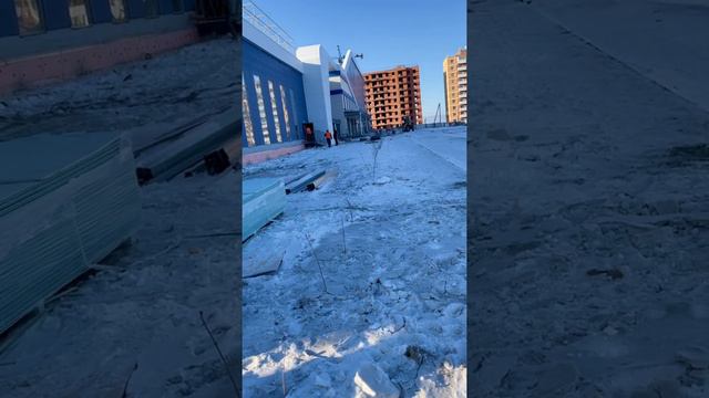 Следим за ходом строительства. Региональный центр единоборств смотреть онлайн