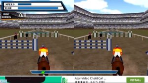 VR Horse Race Google Cardboard Virtual Reality 3D Gameplay 1080p