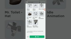 BUYING THE ROBLOX MR.TOILET PACK???