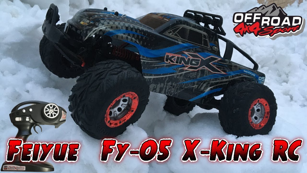 Машинка Feiyue Fy-05 X-King RC 4X4 _ Покатушки по снегу