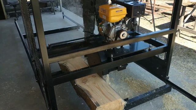 Дисковая бензиновая пилорама смотреть онлайн