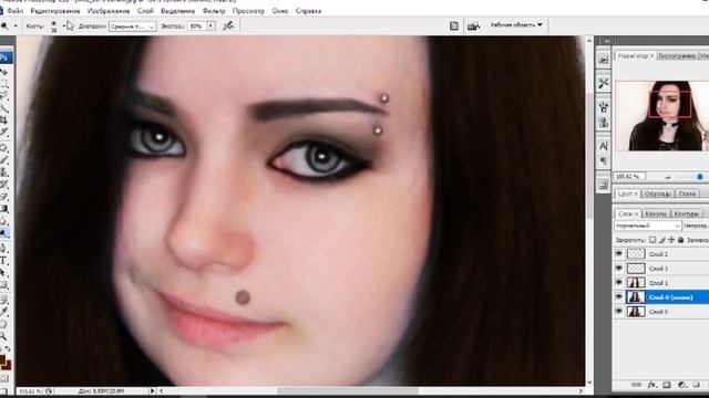 Как бы я выглядела без пирсинга? (фотошоп) смотреть онлайн