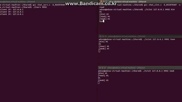 Chatting Server based on MultiThread смотреть онлайн