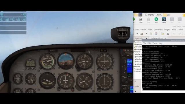 X-Plane 11 UDP Data Output to Raspberry Pi смотреть онлайн