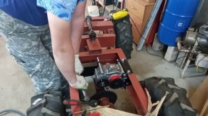 Постройка мини погрузчика № 8. Установка реверс редуктора СМЗ от мотоколяски и кпп ВАЗ 2101 классик