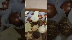 новогодние шоколадные фигурки