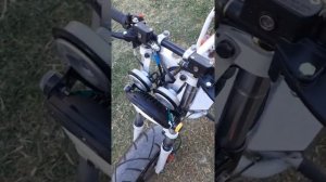 самодельный мопед первый запуск. переделка китайского скутера.