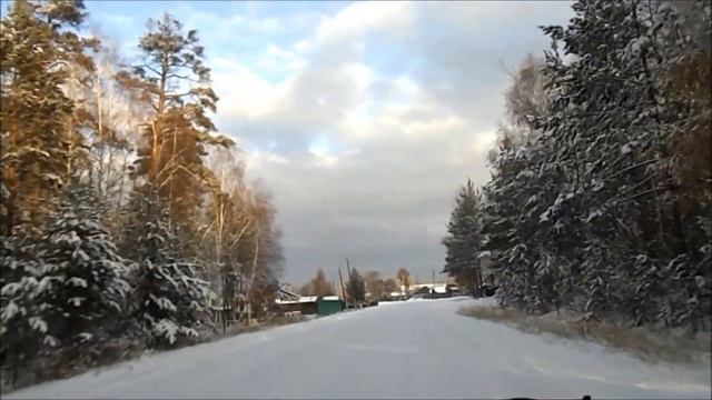 Тайга, дорога на Сухой /Братск/ Песня: Варвара Визбор- А зима будет большая смотреть онлайн