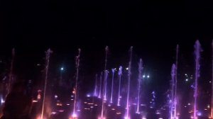 Новый цветной фонтан в Новосибирске!