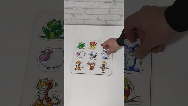 Сортер-головоломка для детей "Животные" 9 деталей v2 UF
