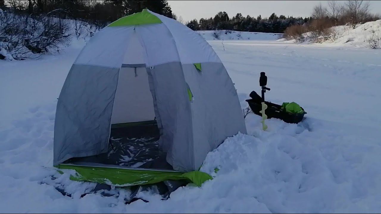 Зимняя рыбалка на Лозе.Жерлицы,Палатка,Сорога). смотреть онлайн