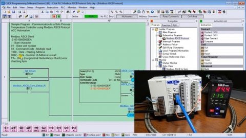 Click PLC Modbus ASCII Protocol