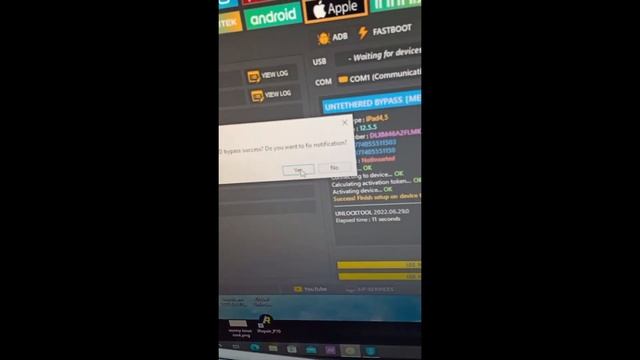 Ipad mini 2 A1490 Bypass iCloud Activation.