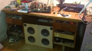 Макет усилителя 300В + 6Э5П. ОСМ-025. динамики 4ГД-35. Стадия отладки