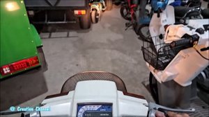 Honda Gyro Up 50cc Two-stroke Second hand, I Buy 140$ for DIY Project