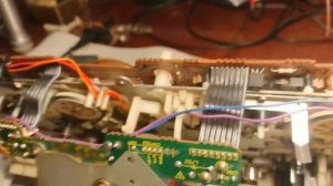Sharp GF 909 не работает перемотка на записывающем ЛПМ. Устранение проблемы.