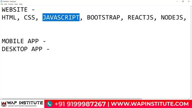 100% Job Ready | Web Development Roadmap  | Mobile App Development Roadmap  | Desktop App Roadmap