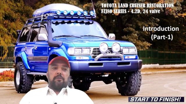 restoration of Toyota land cruiser LC80 series (Part-1)