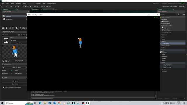 Game Maker передвижение персонажа мышкой