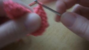 Простой объемный цветок крючком МК