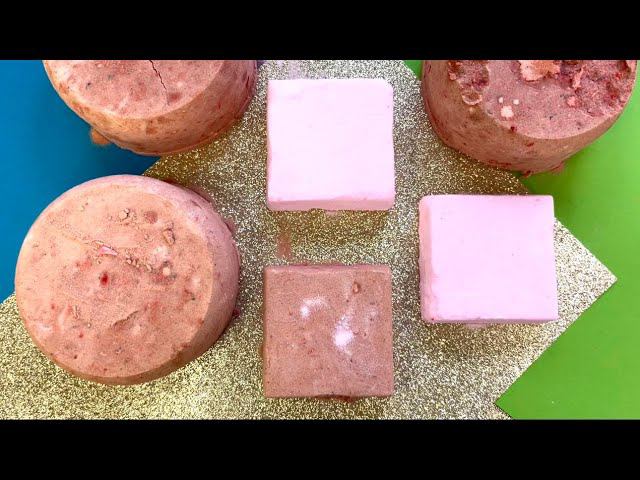 Experiments with staining and crushing baking soda. смотреть онлайн