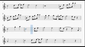 Can't Help Falling In Love Tenor Sax | Saxophone Sheet Music | Play Along