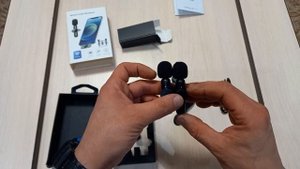 Беспроводной петличный микрофон для блогера