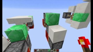 4 Simple Block Update Detectors | Minecraft Redstone