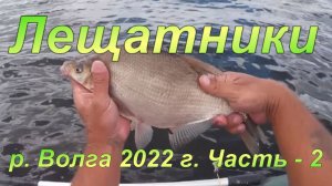 Лещатники: р. Волга 2022. Часть - 2.