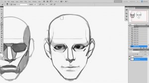 Рисование персонажей (урок #2) | Как рисовать мужской портрет