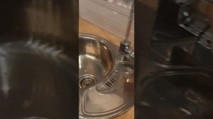 Кухонный кран , с большим изливом. Гусак кухонный большой, для большой мойки