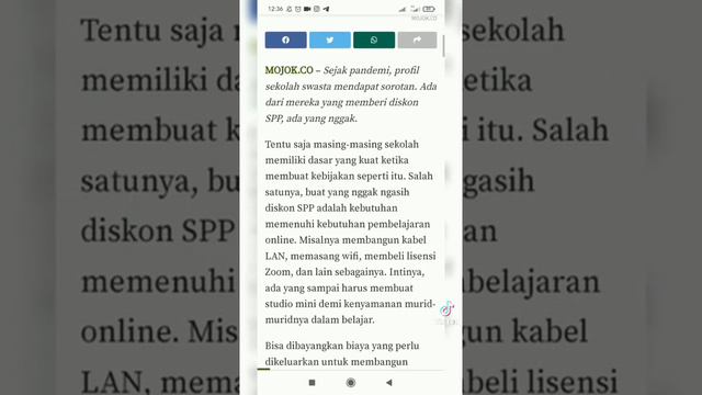 Lolos mojok.co setelah ikut kelas menulis.online dan webinar dengan redaktur mojok.co