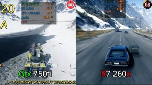 Gtx 750ti vs R7 260x | Nvidia vs Amd | 2019/2020