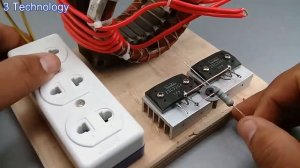 I turn Washing Machine Motor into Simple Inverter 12v to 235v 2SC3264 No IC